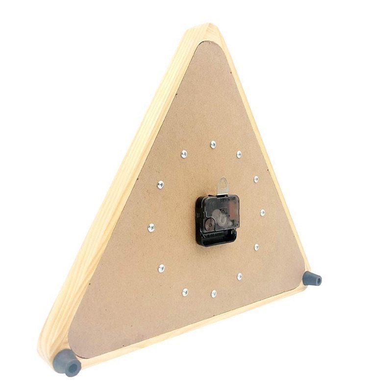 Billiard Quartz Clock with Solid Wood Frame Creative Wall Clock for Living Room,Bedroom