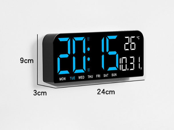 New Large Screen Alarm Clock Simple LED Table Clock