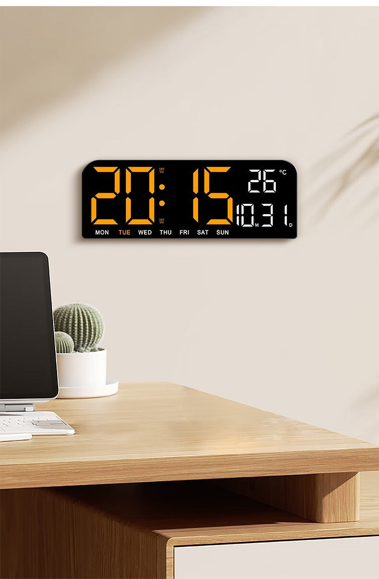 New Large Screen Alarm Clock Simple LED Table Clock