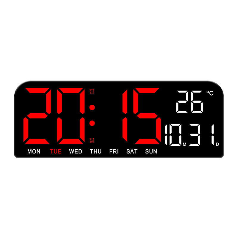 New Large Screen Alarm Clock Simple LED Table Clock