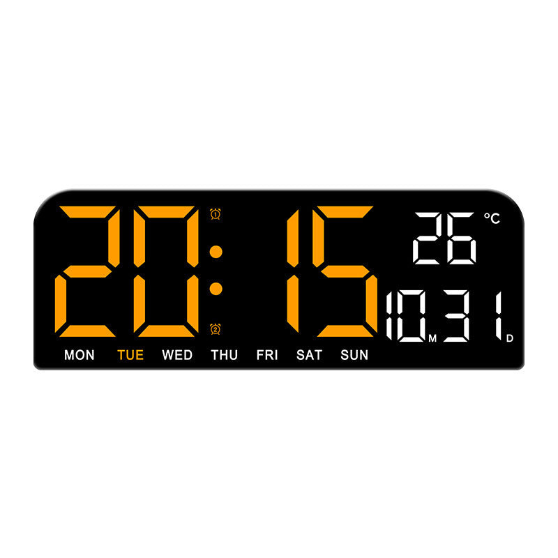 New Large Screen Alarm Clock Simple LED Table Clock